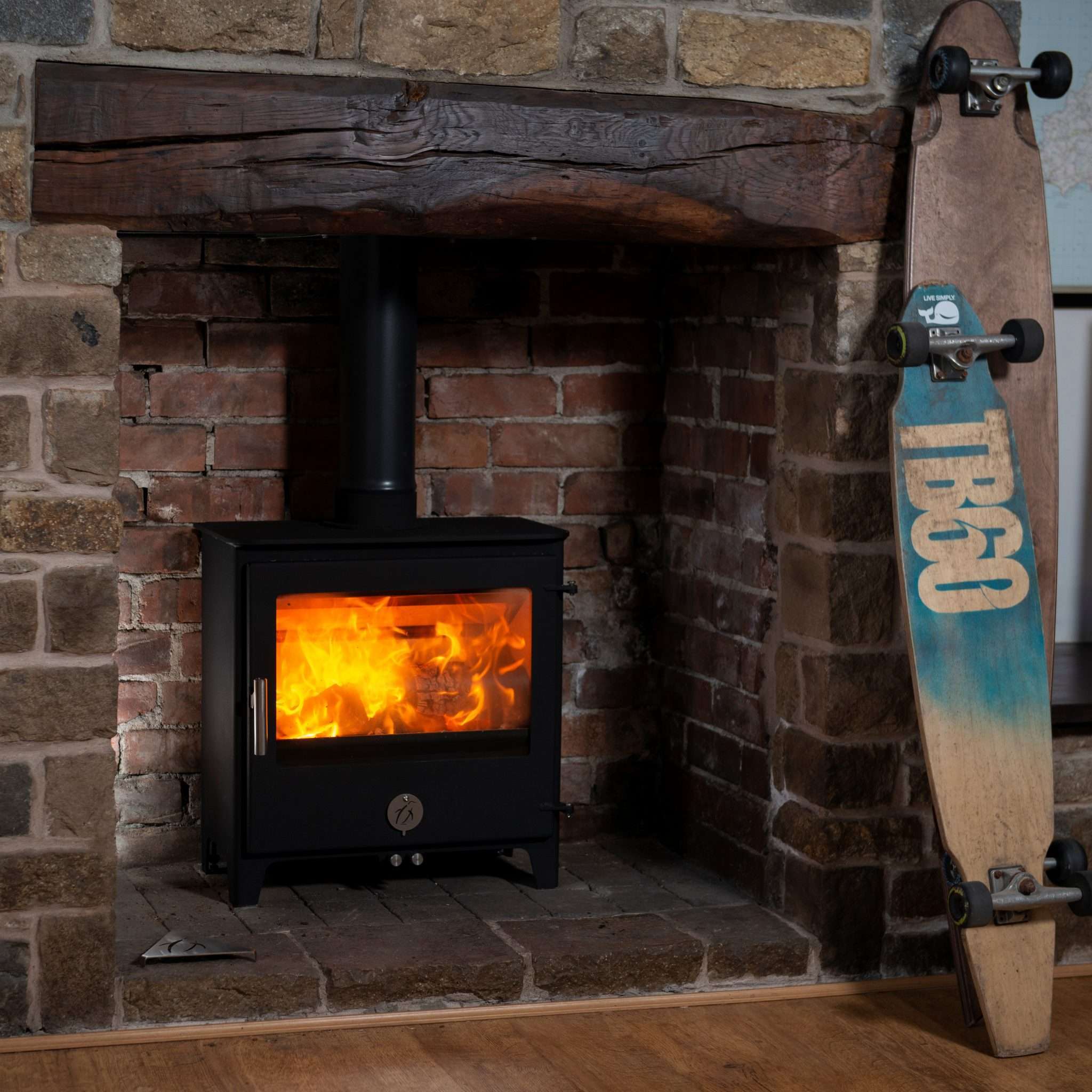 Chilli Penguin Woody Stove Glass – 439mm x 255mm