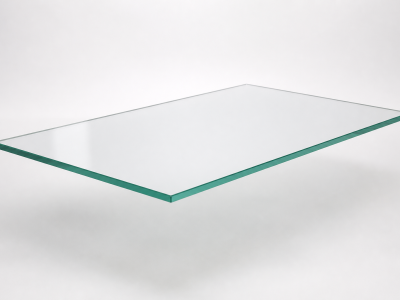 10mm clear toughened glass table top with polished edges